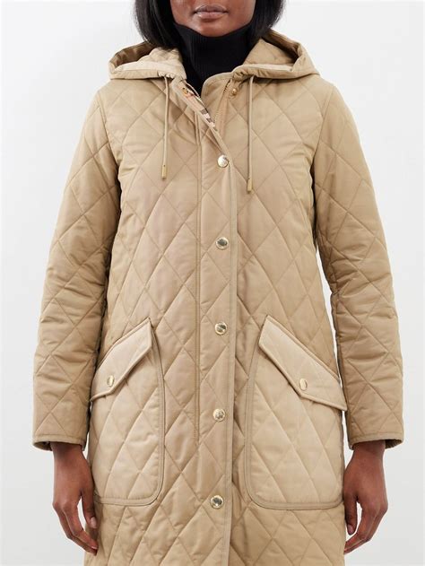 burberry roxby quilted coat|Shop Burberry Roxby Quilted Hooded Coat .